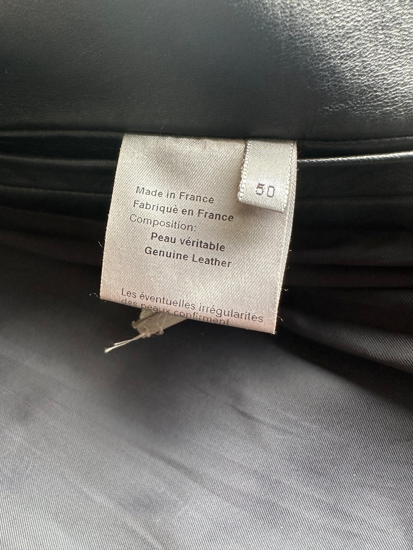 Dior Homme SS03 “Follow Me” leather rider jacket