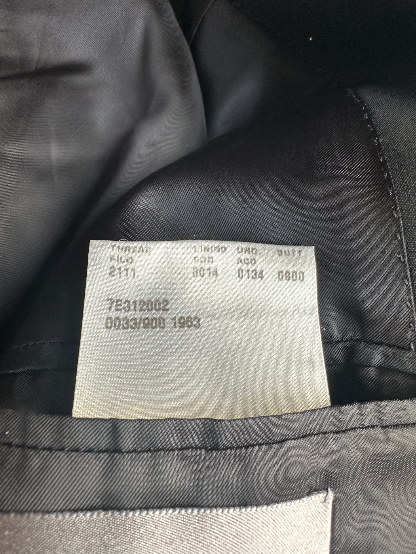 Dior Homme SS07 "We Look Good Together" single button blazer