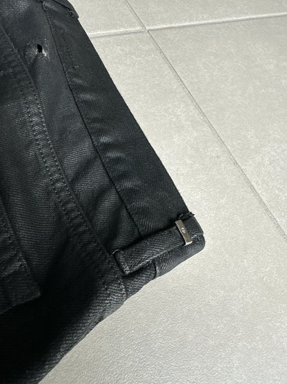 Dior Homme SS04 “STRIP” distressed waxed denim
