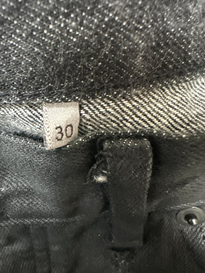 Dior Homme SS04 “STRIP” distressed waxed denim