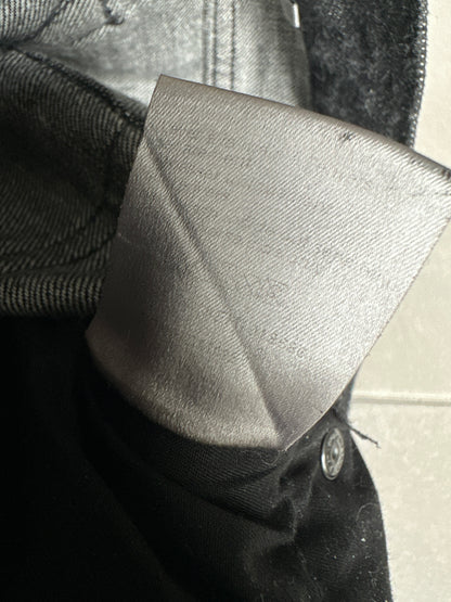 Dior Homme SS04 “STRIP” distressed waxed denim