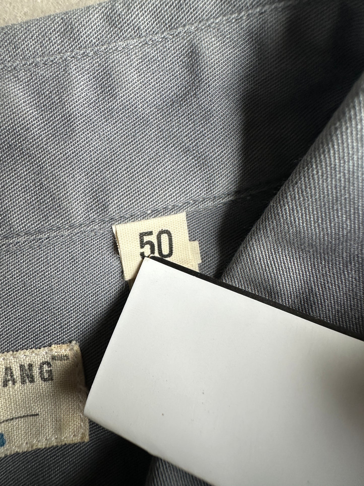 Helmut lang SS1998 satin stripe button up work shirt