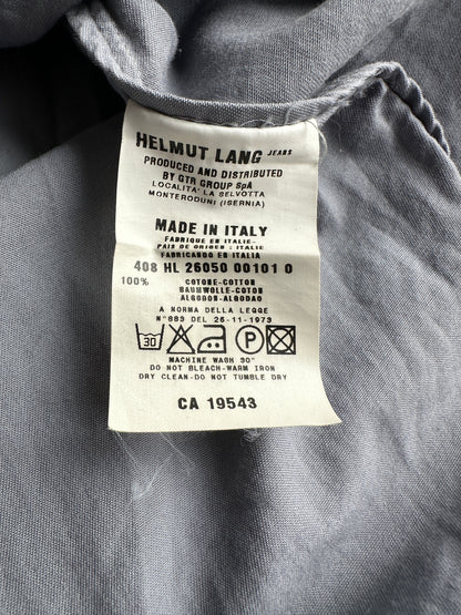 Helmut lang SS1998 satin stripe button up work shirt