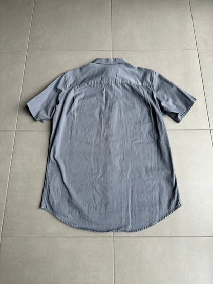 Helmut lang SS1998 satin stripe button up work shirt