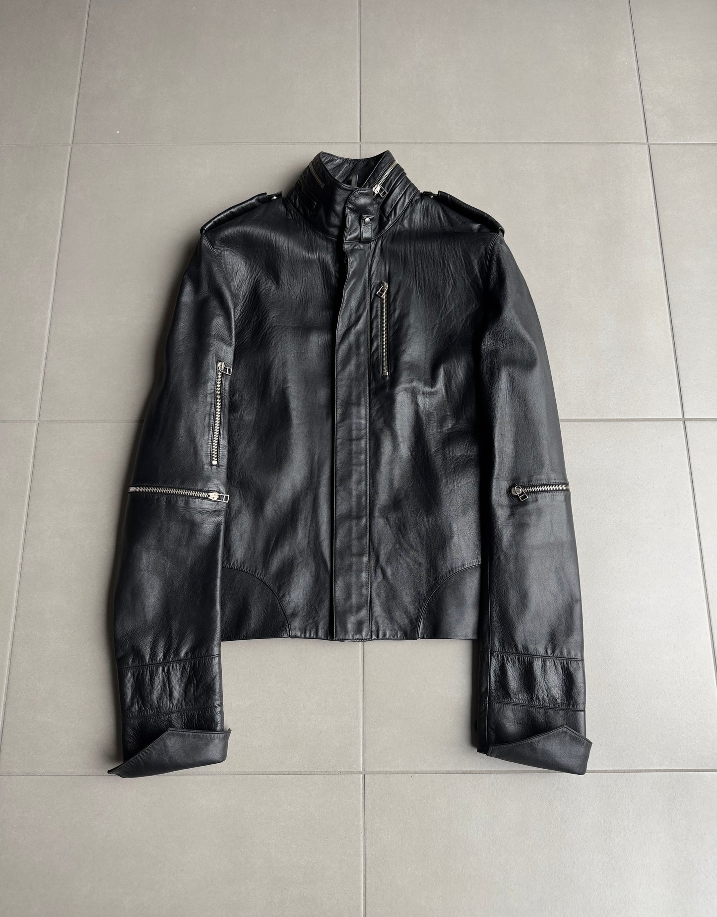 Dior Homme SS03 “Follow Me” leather rider jacket