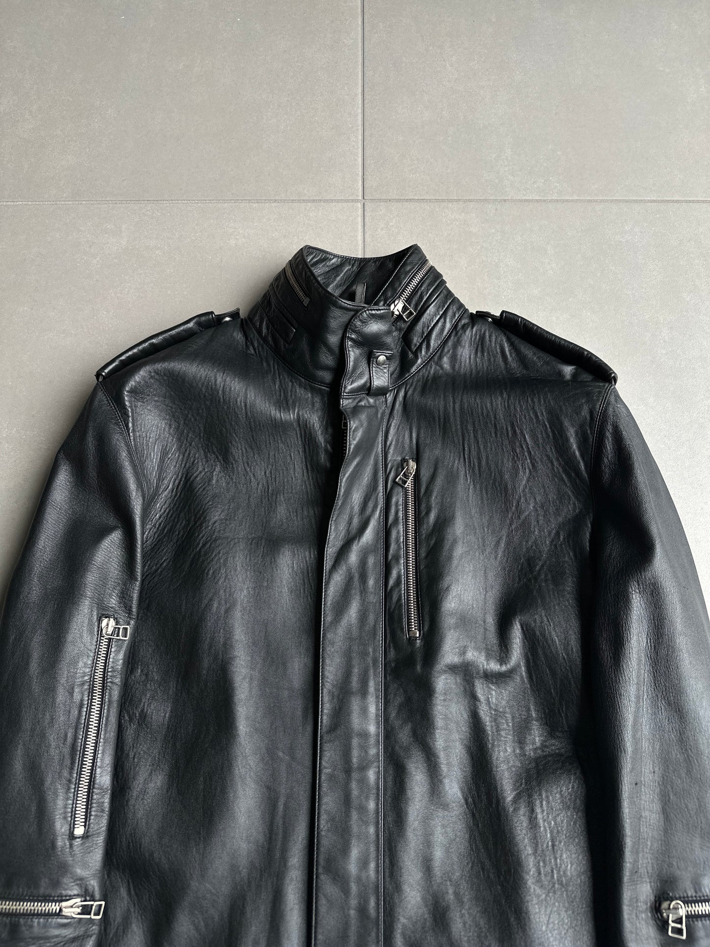 Dior Homme SS03 “Follow Me” leather rider jacket