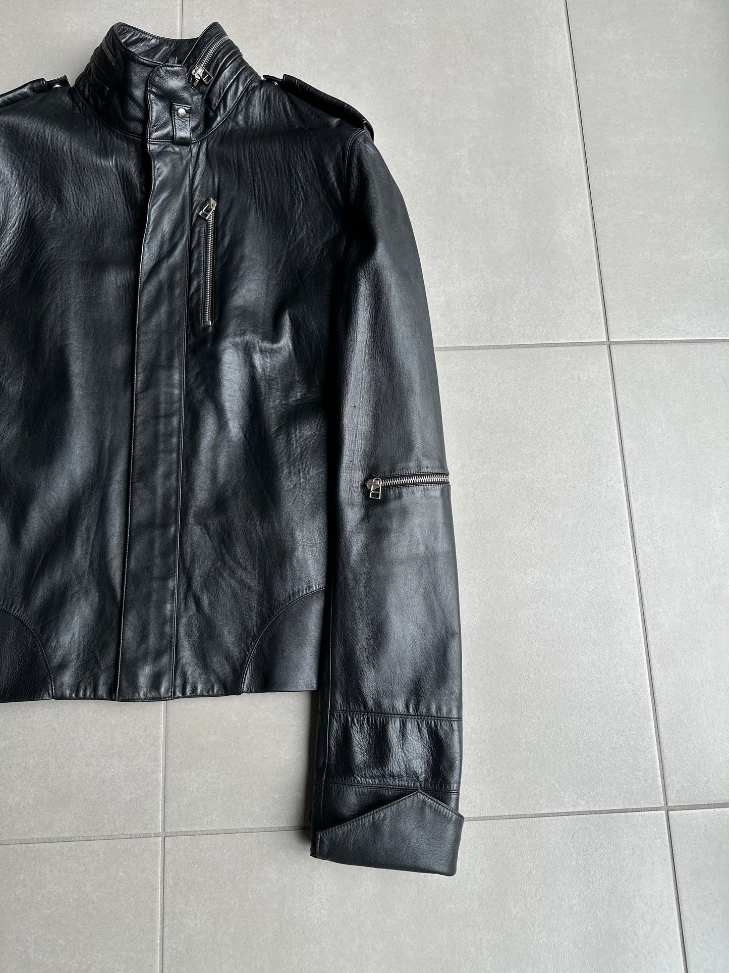Dior Homme SS03 “Follow Me” leather rider jacket