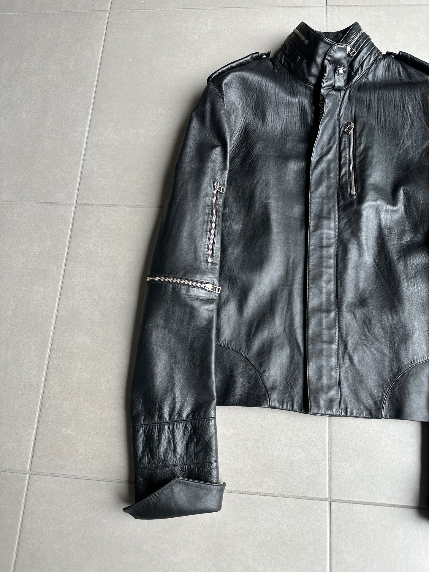 Dior Homme SS03 “Follow Me” leather rider jacket