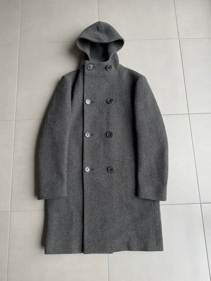 Dior Homme AW04 “VOTC” Double breasted hooded coat