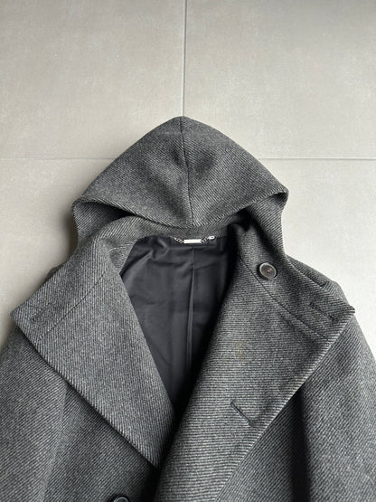 Dior Homme AW04 “VOTC” Double breasted hooded coat