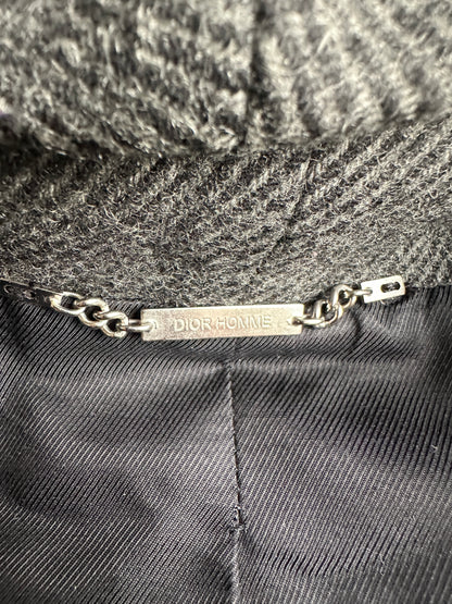 Dior Homme AW04 “VOTC” Double breasted hooded coat