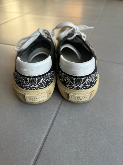 Saint Laurent Paris AW2015 "Paris Sessions" paisley low sneakers