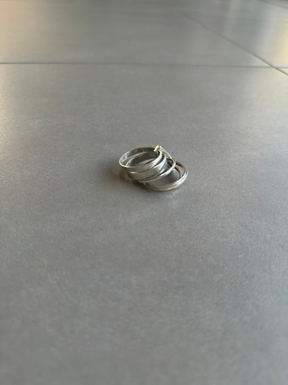 Dior Homme SS04 "Strip" 925 silver ring