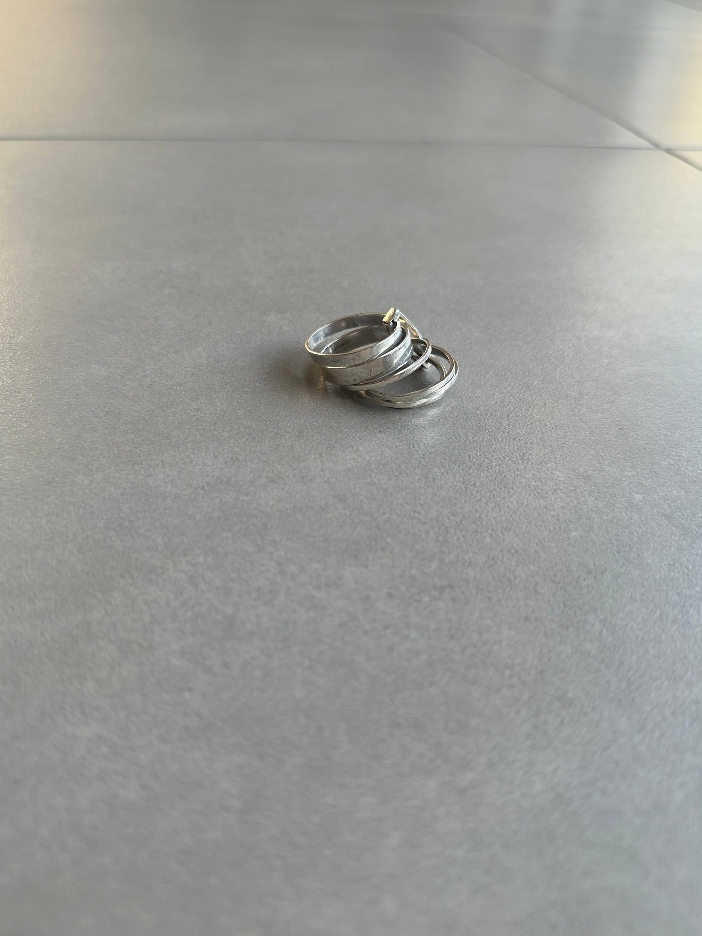 Dior Homme SS04 "Strip" 925 silver ring