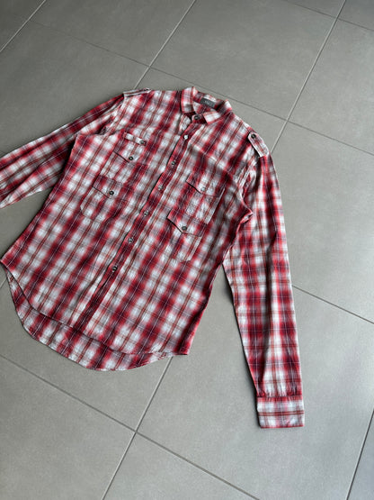 Dior Homme SS06 Military plaid button up shirt