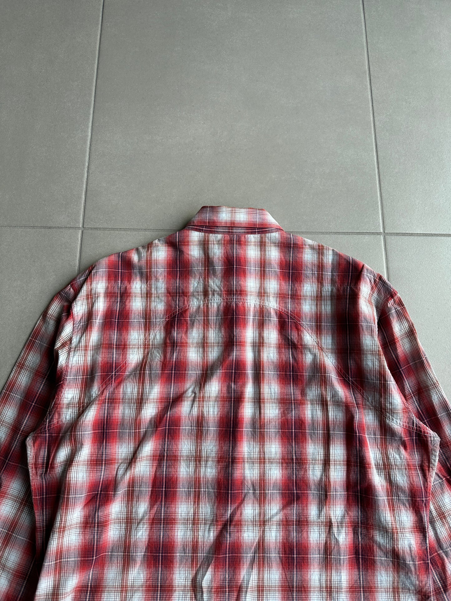 Dior Homme SS06 Military plaid button up shirt