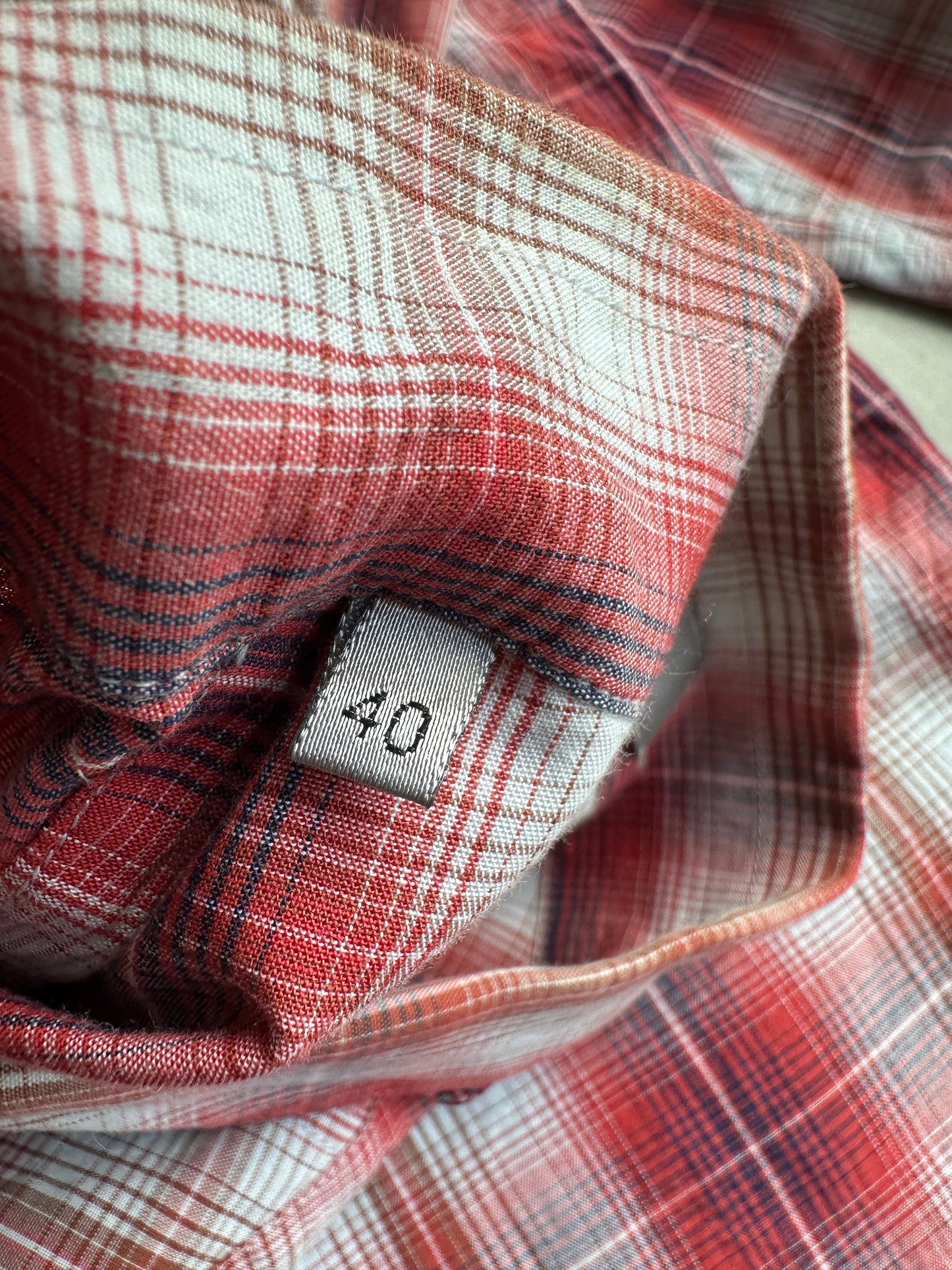 Dior Homme SS06 Military plaid button up shirt