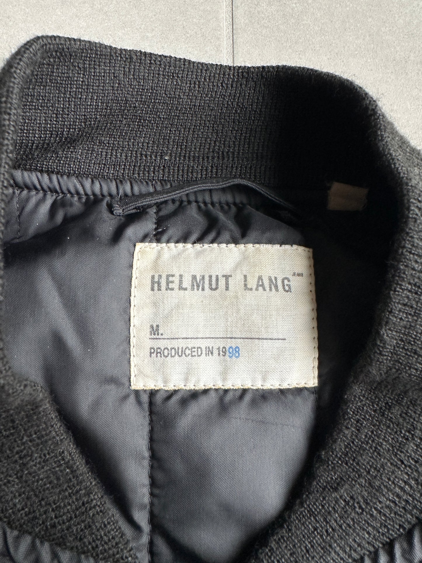 Helmut lang AW1998 MA-1 bomber jacket