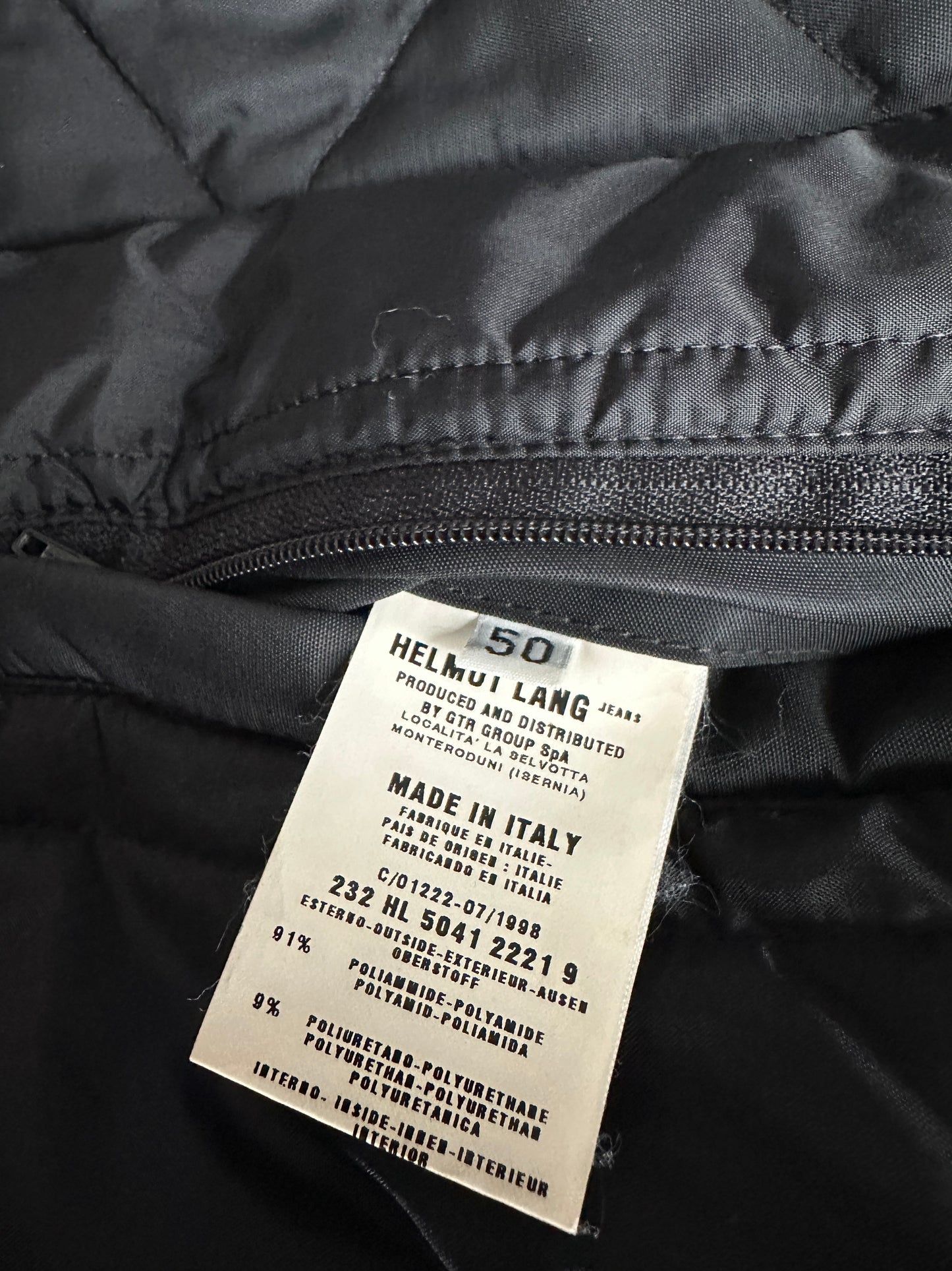 Helmut lang AW1998 MA-1 bomber jacket