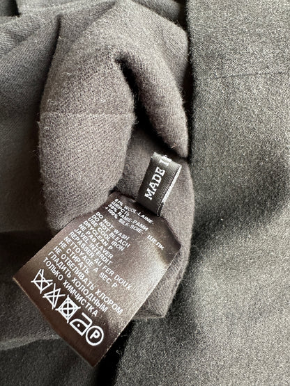 Ann Demeulemeester AW09 "Day Zero" High collared button up jacket