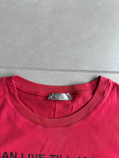 Dior Homme SS06 U CAN LIVE TILL 100 & 10 T-shirt