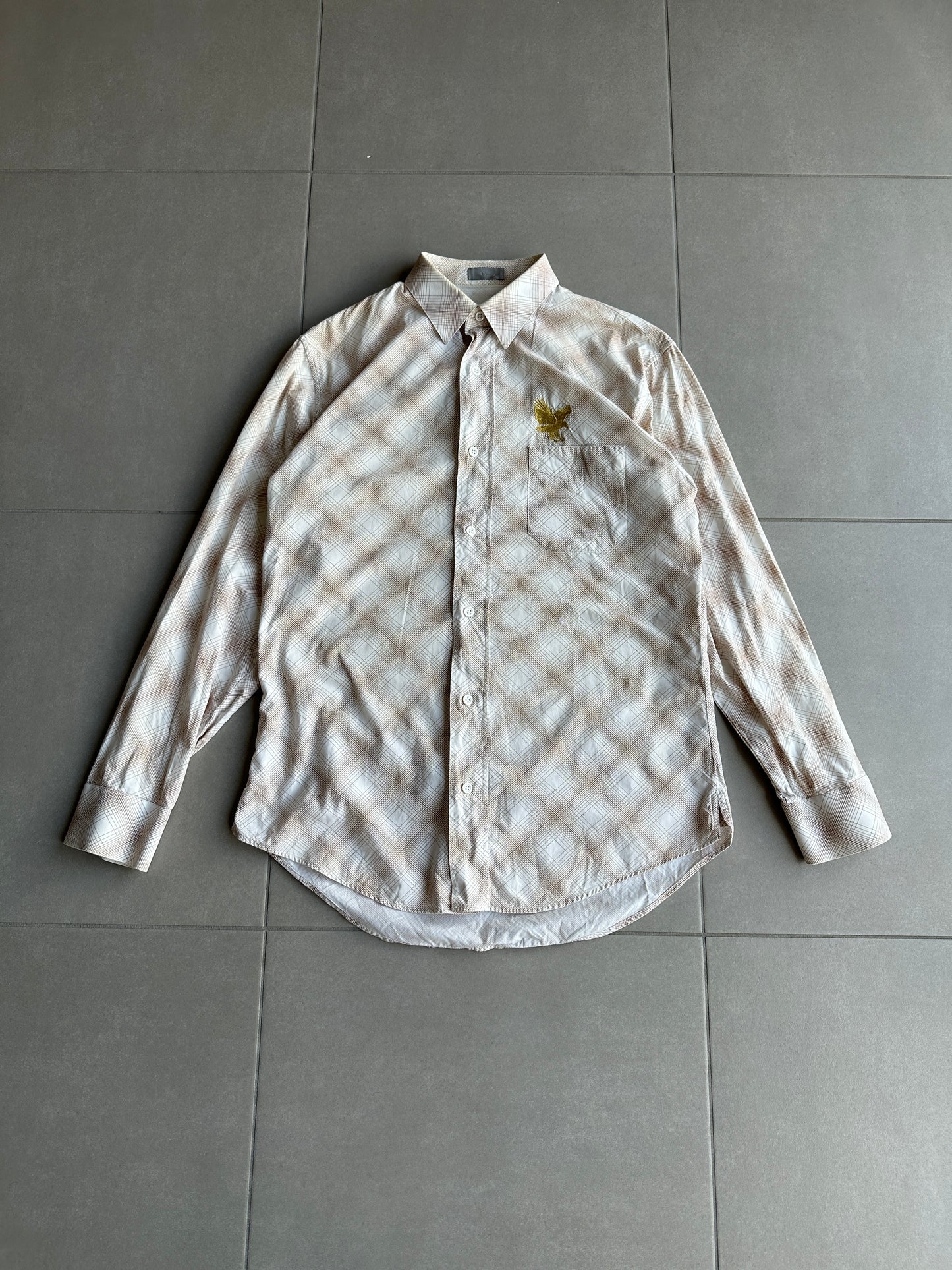 Dior Homme AW05 “In the morning” eagle motif button up shirt