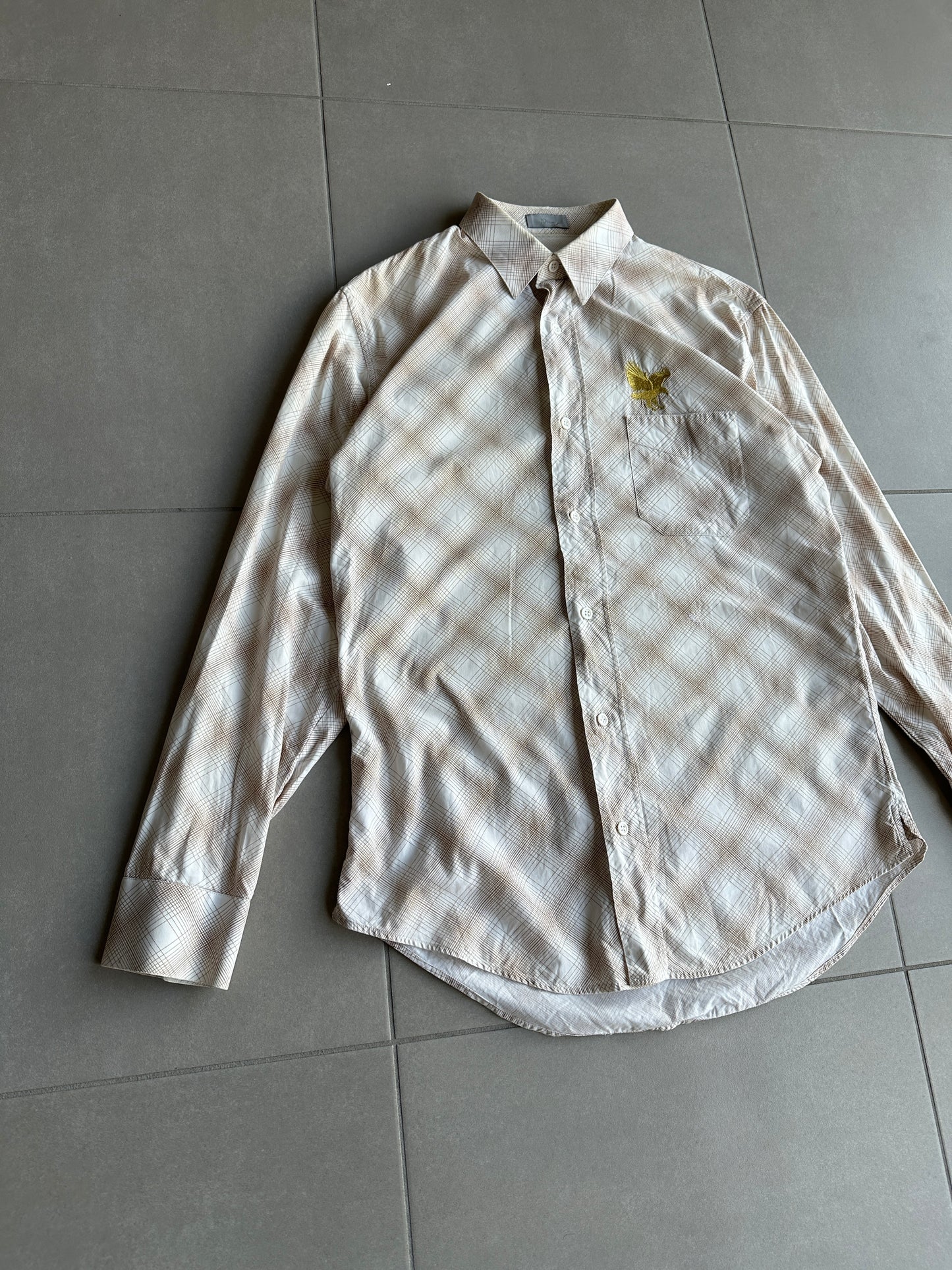 Dior Homme AW05 “In the morning” eagle motif button up shirt