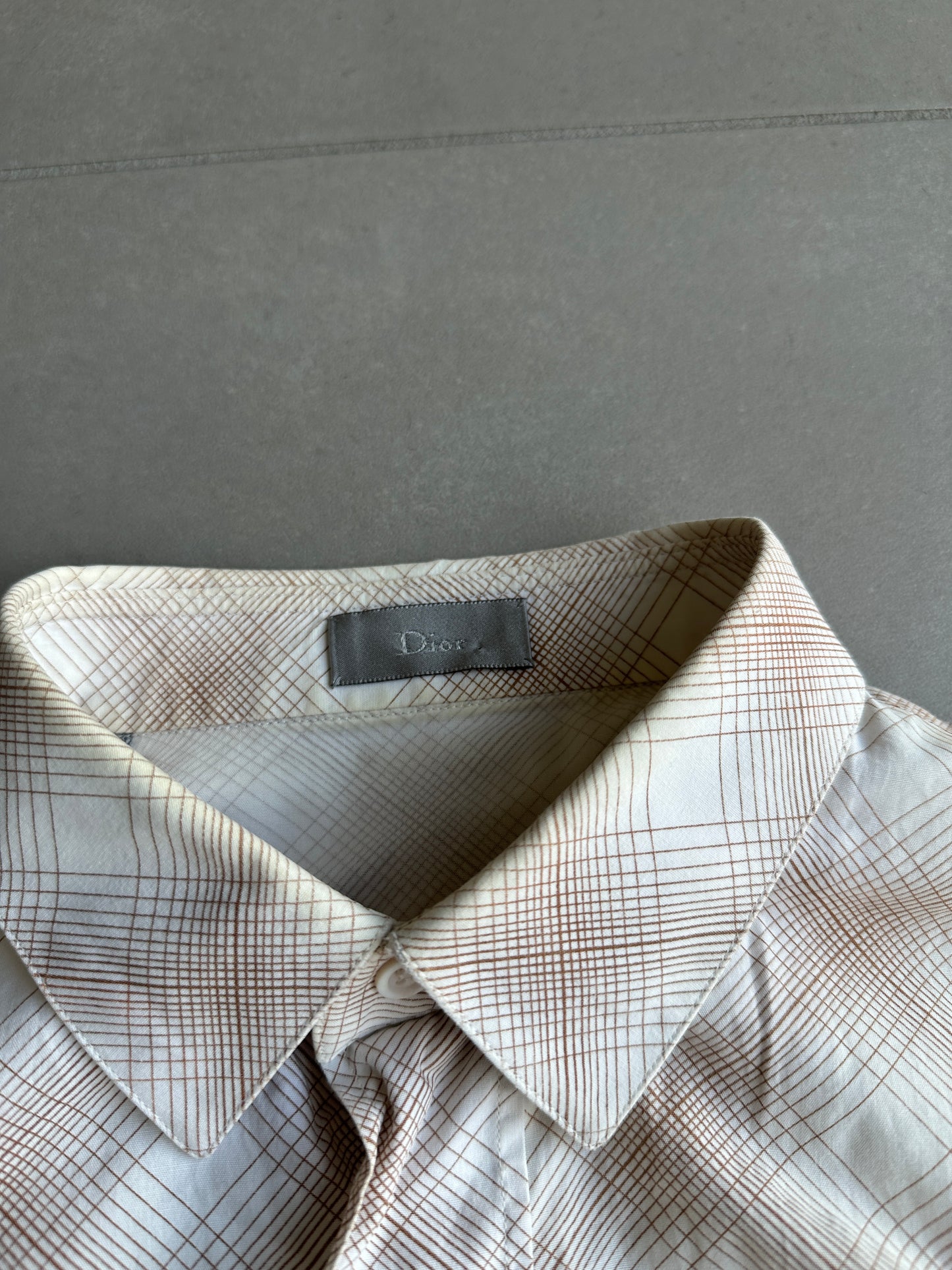 Dior Homme AW05 “In the morning” eagle motif button up shirt