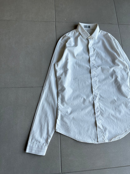 Dior Homme SS05 "BECK/Untitled" striped white shirt