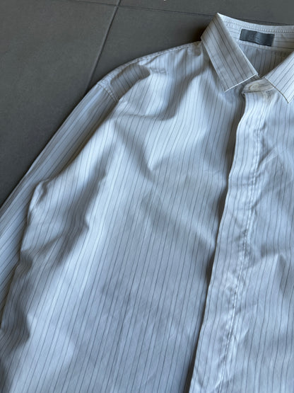 Dior Homme SS05 "BECK/Untitled" striped white shirt