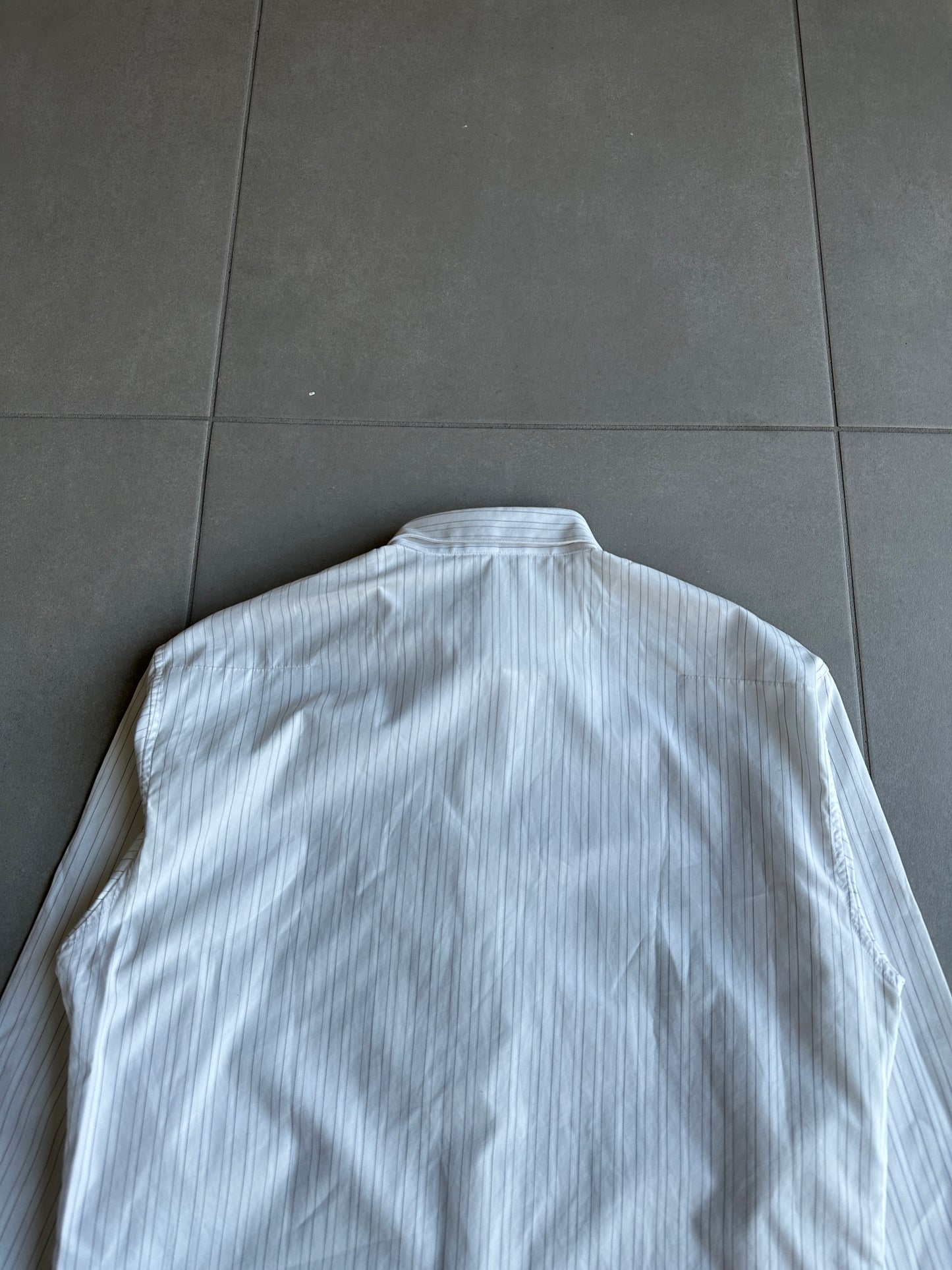 Dior Homme SS05 "BECK/Untitled" striped white shirt