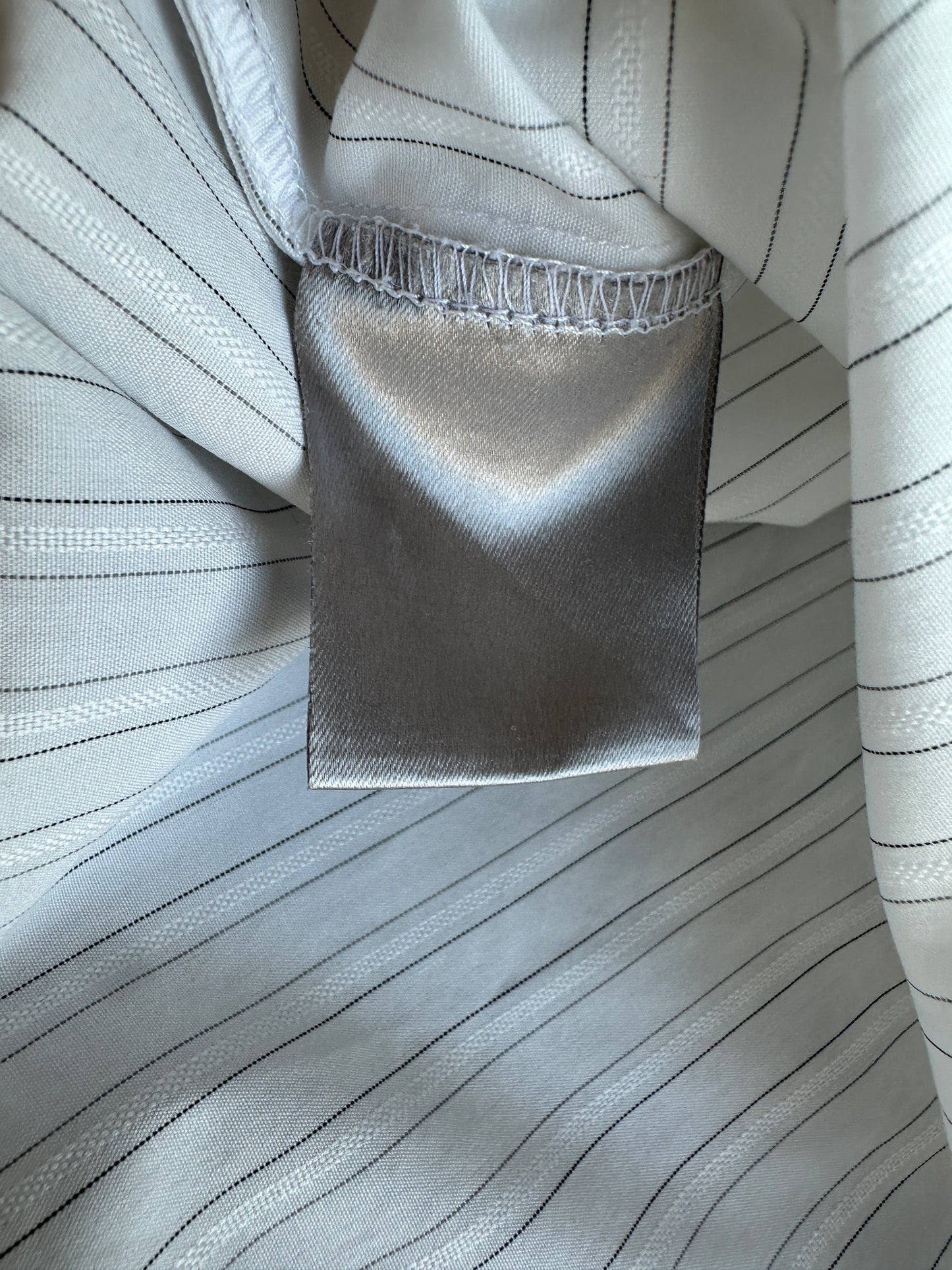 Dior Homme SS05 "BECK/Untitled" striped white shirt