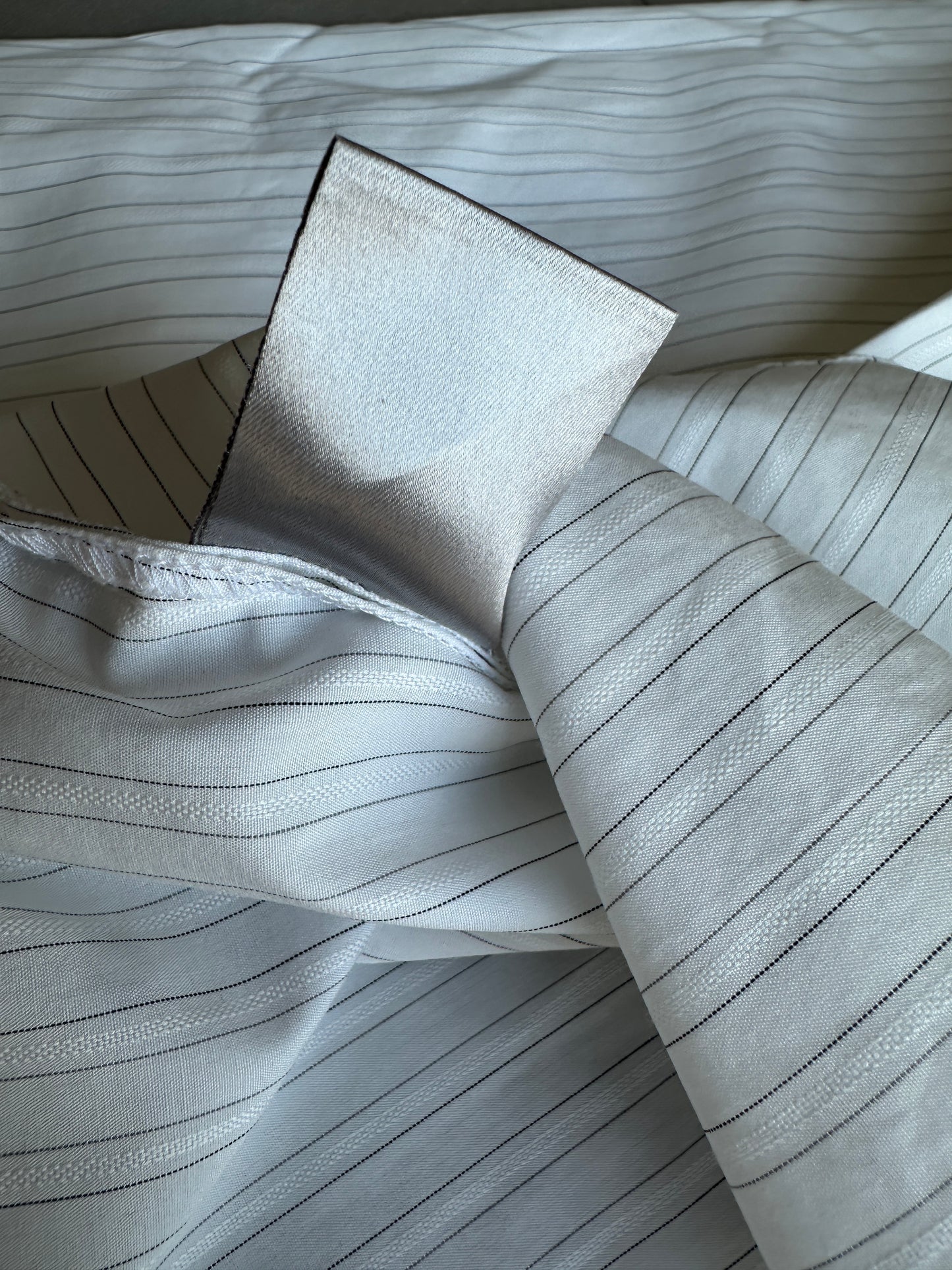 Dior Homme SS05 "BECK/Untitled" striped white shirt