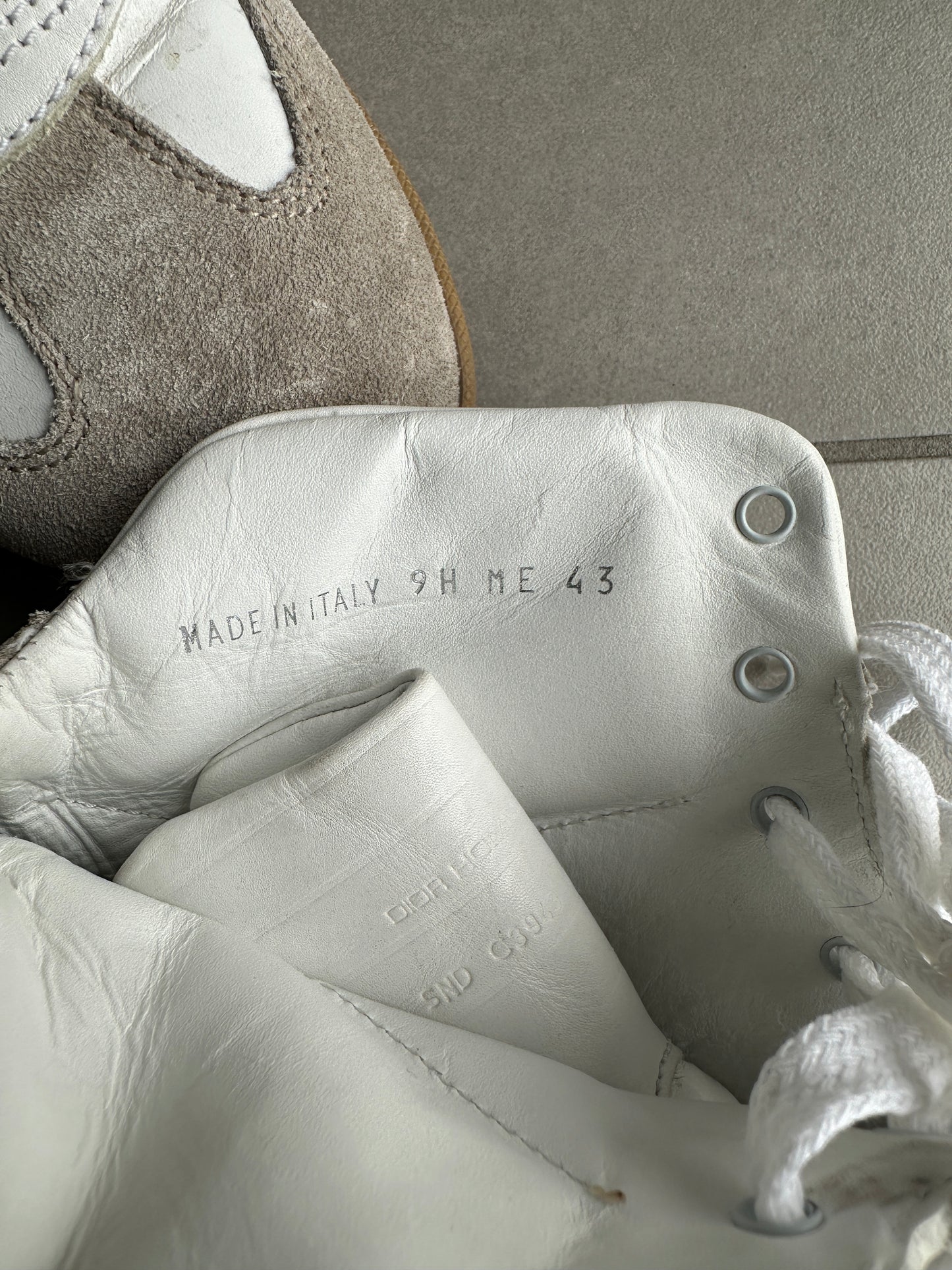 Dior Homme AW09 high top B01 sneakers