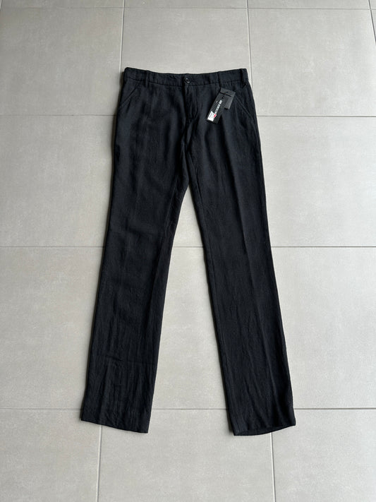 Ann Demeulemeester AW09 "Day Zero" ウールリネンブレンド トラウザーズ
