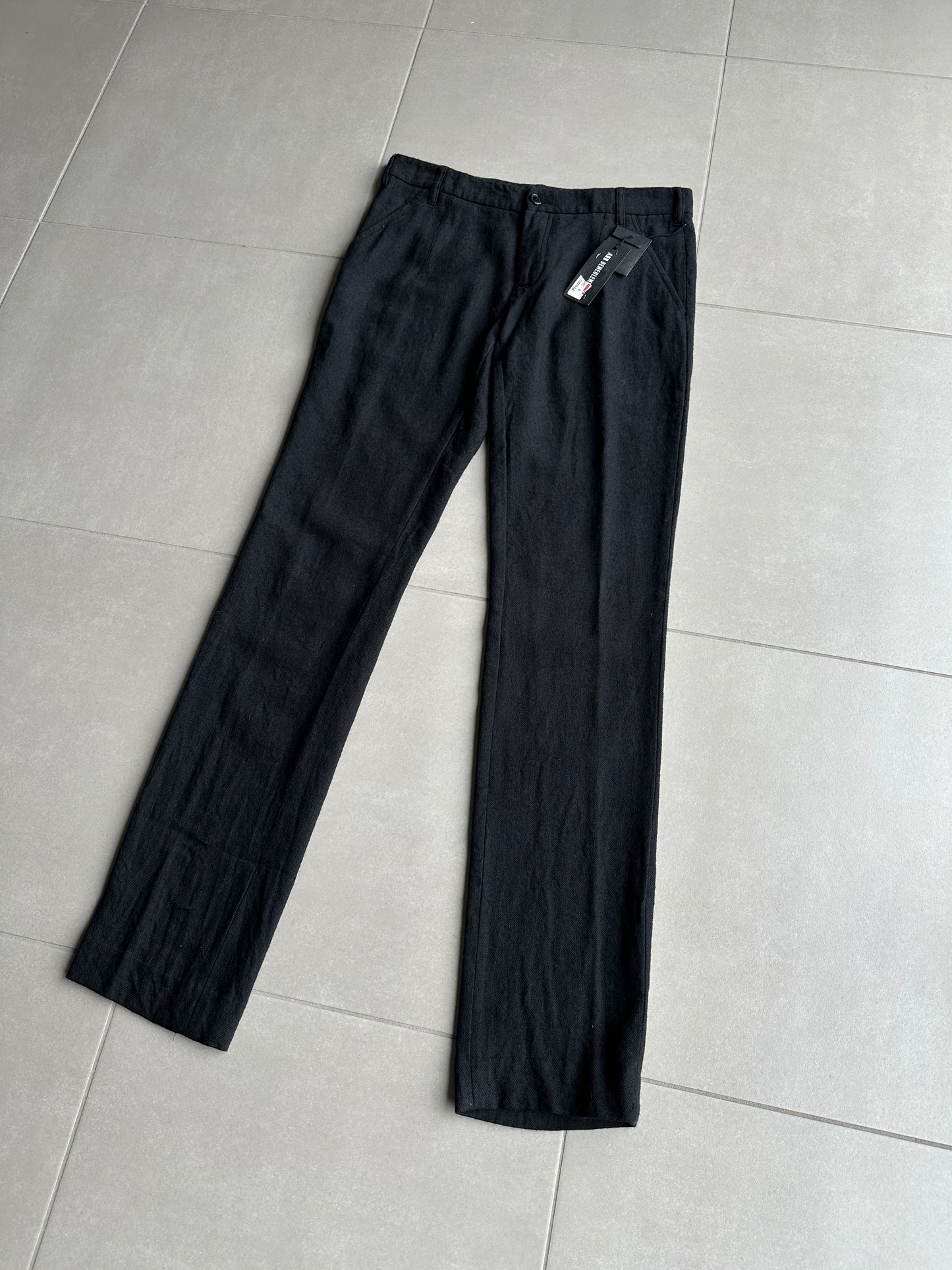 Ann Demeulemeester AW09 "Day Zero" Wool/linen blend trousers