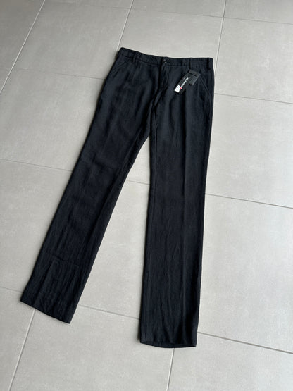 Ann Demeulemeester AW09 "Day Zero" Wool/linen blend trousers