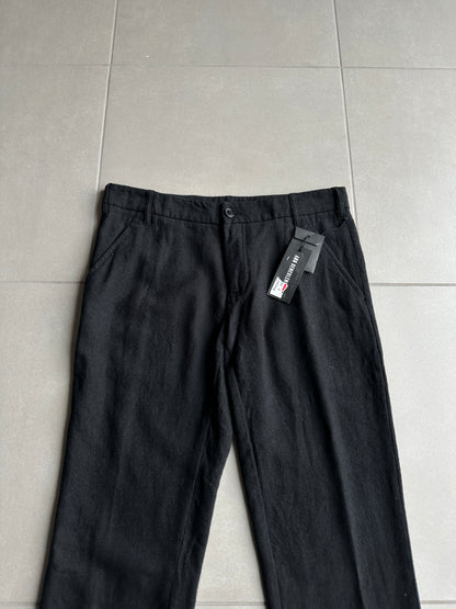 Ann Demeulemeester AW09 "Day Zero" Wool/linen blend trousers