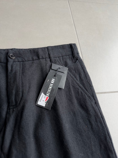 Ann Demeulemeester AW09 "Day Zero" Wool/linen blend trousers