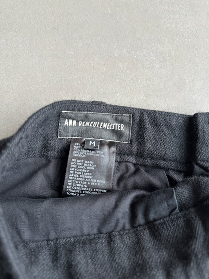 Ann Demeulemeester AW09 "Day Zero" Wool/linen blend trousers