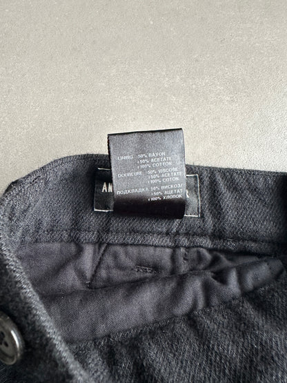Ann Demeulemeester AW09 "Day Zero" Wool/linen blend trousers
