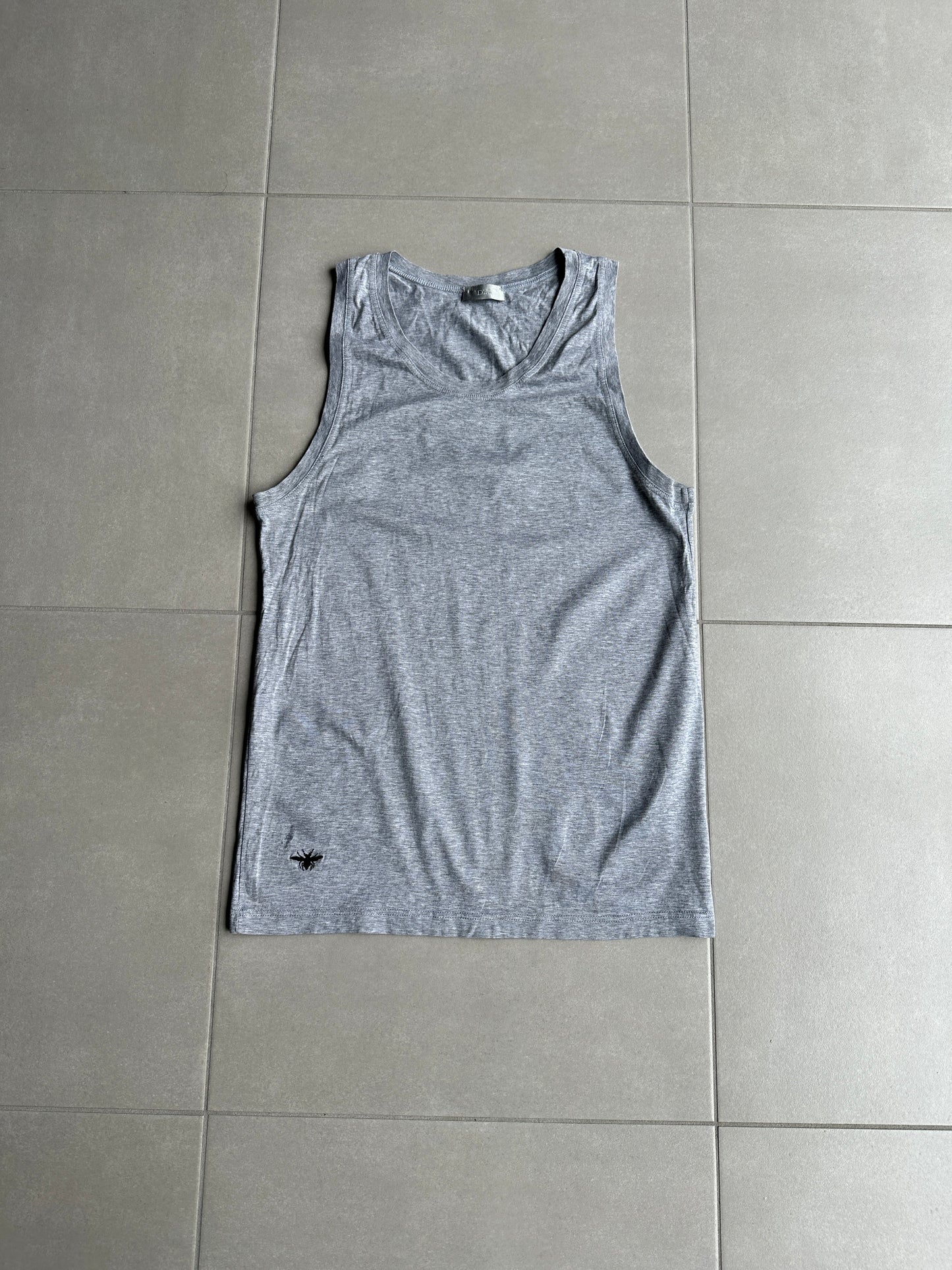 Dior homme AW07 “Navigate” Bee motif tank top