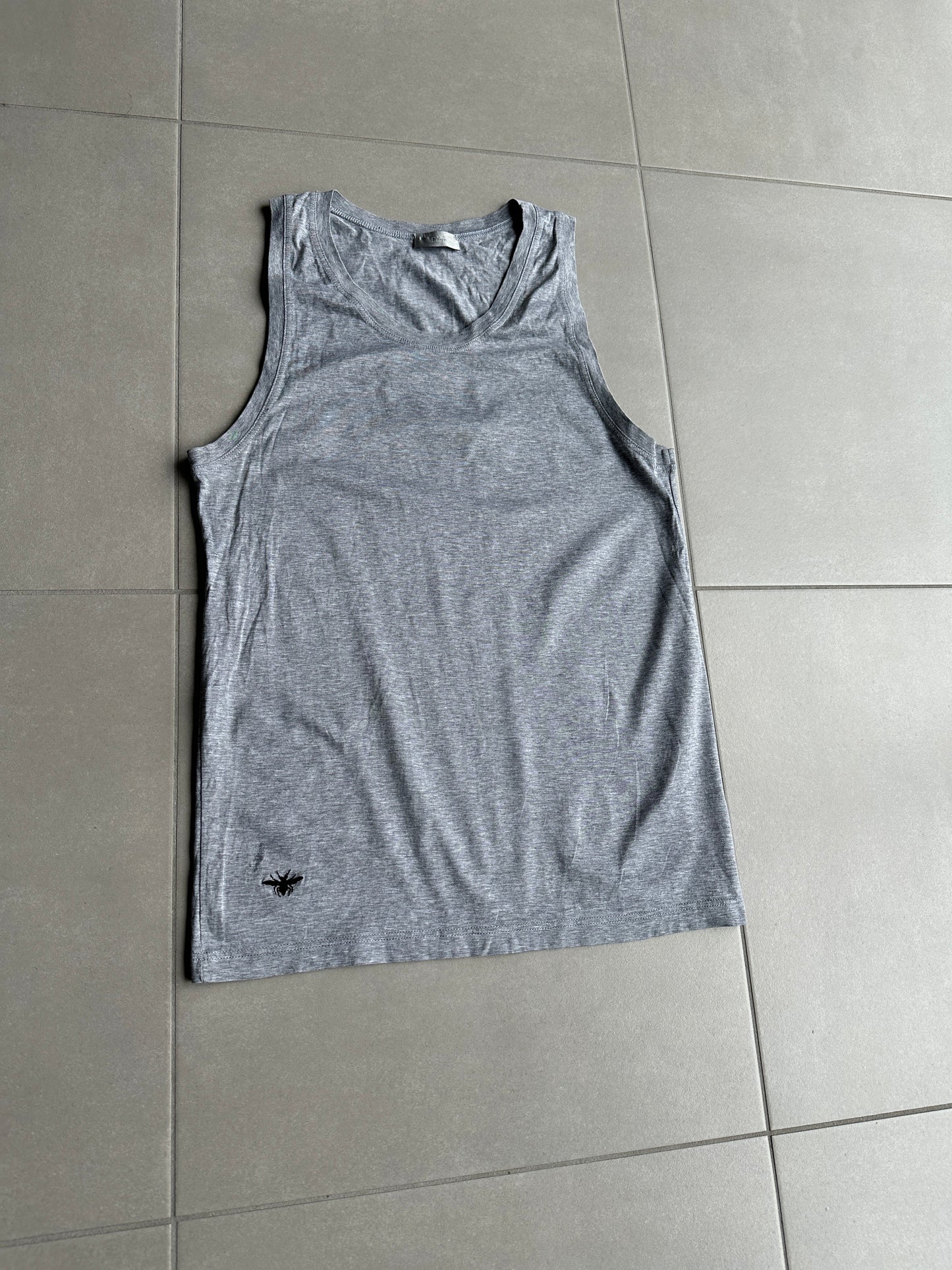 Dior homme AW07 “Navigate” Bee motif tank top