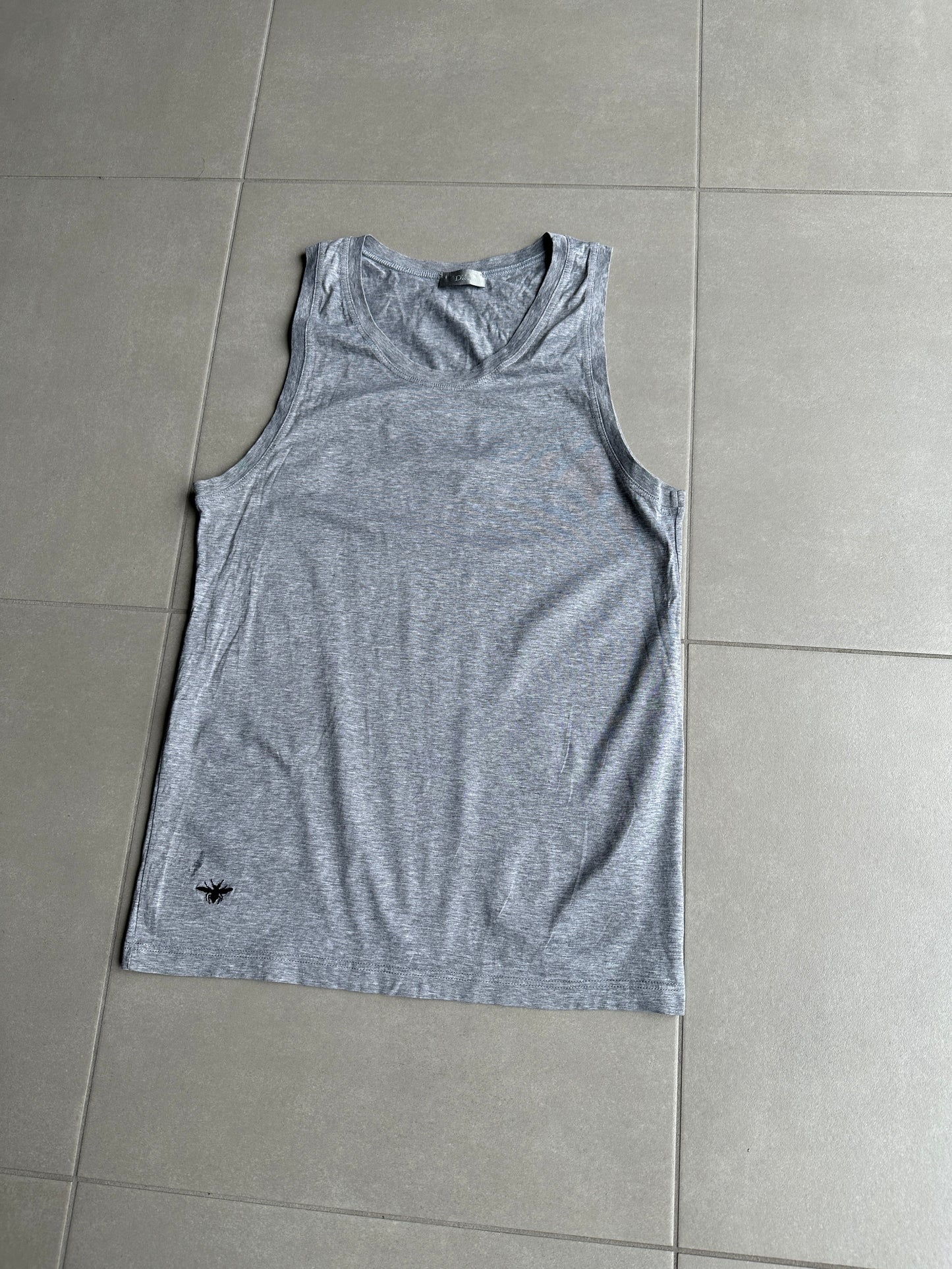 Dior homme AW07 “Navigate” Bee motif tank top