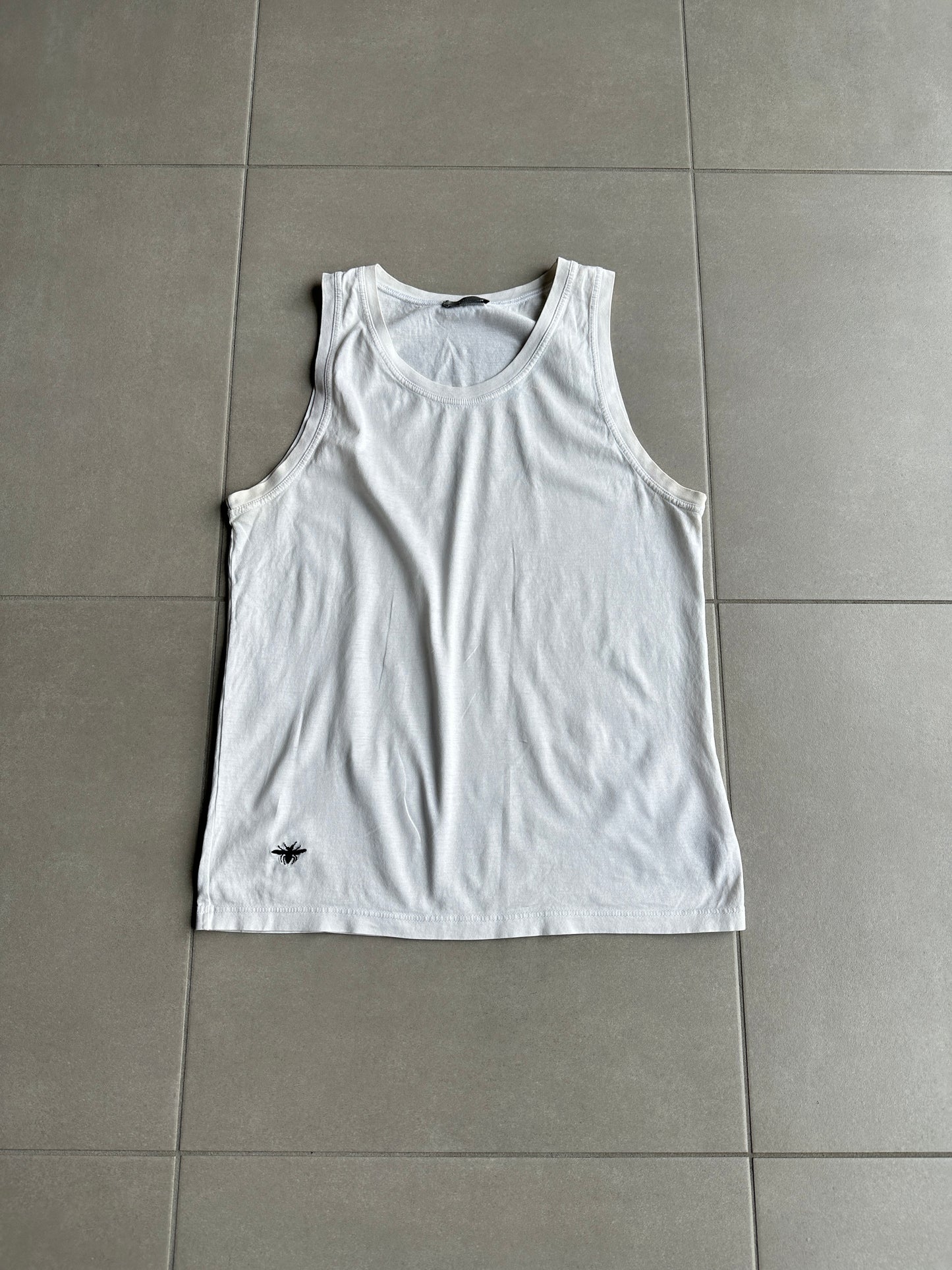 Dior homme AW07 “Navigate” Bee motif tank top