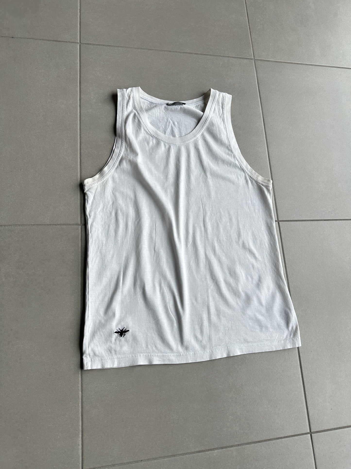 Dior homme AW07 “Navigate” Bee motif tank top