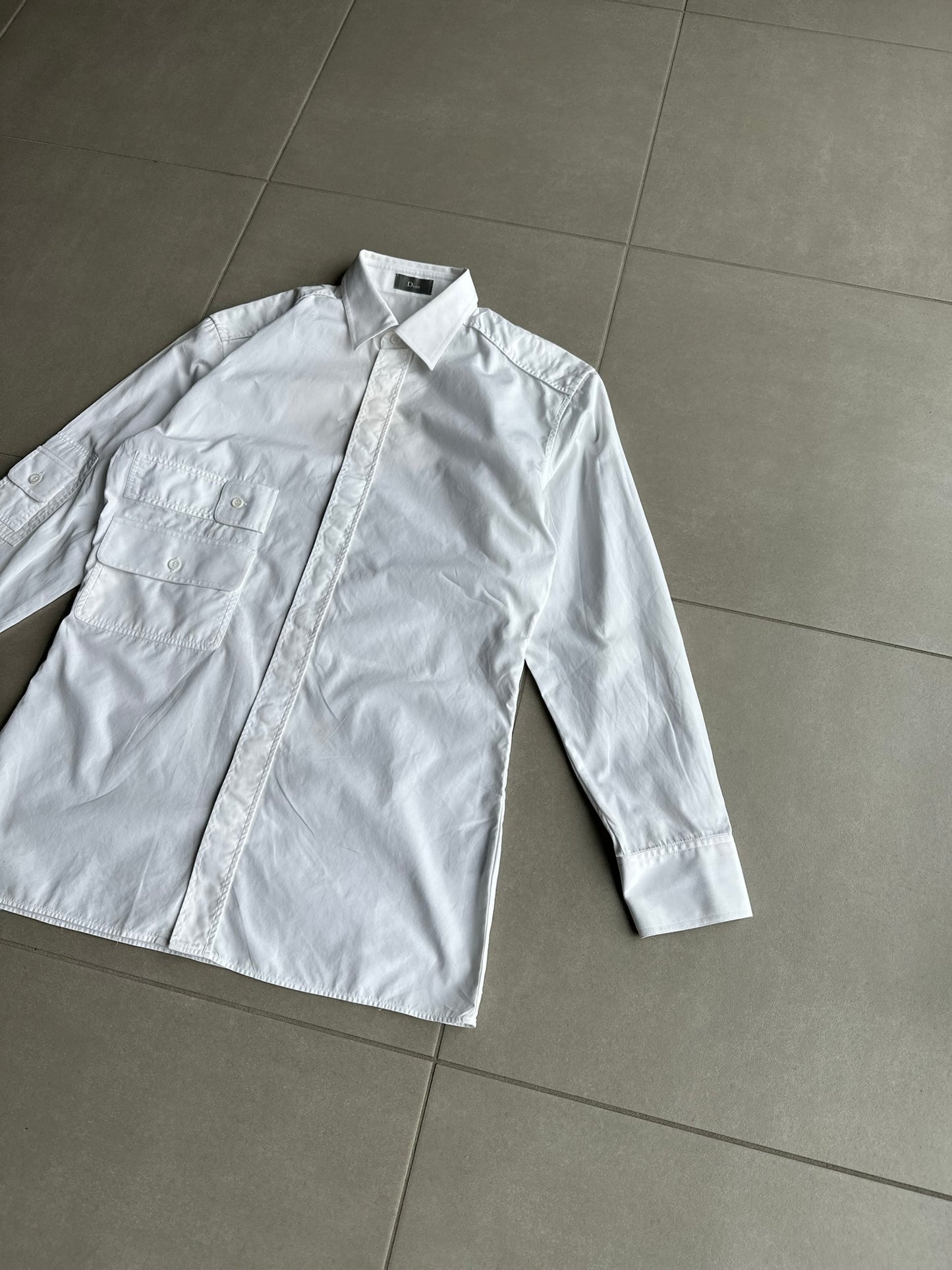 Dior Homme SS07 “We look good together” Utility pocket shirt