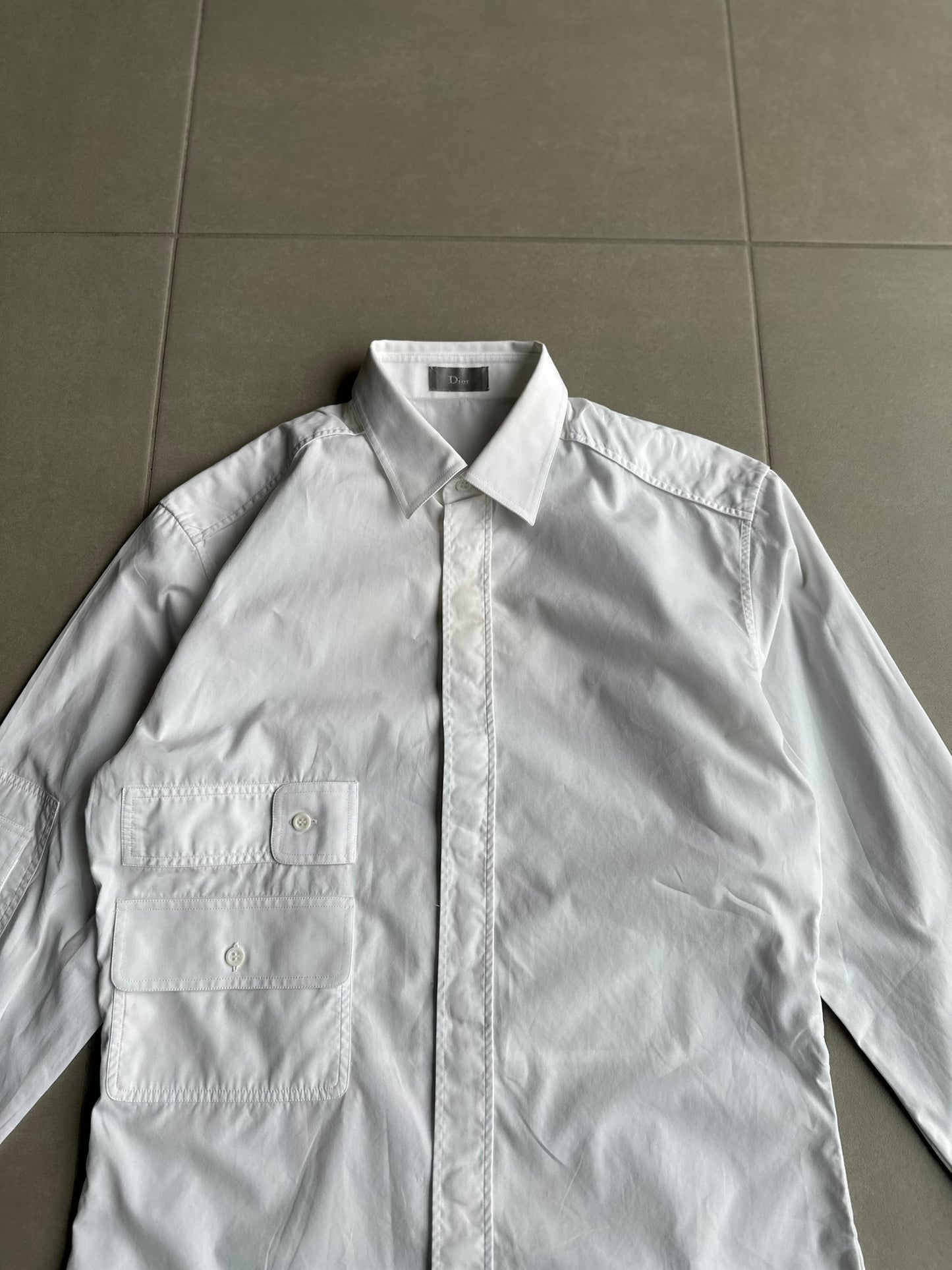 Dior Homme SS07 “We look good together” Utility pocket shirt