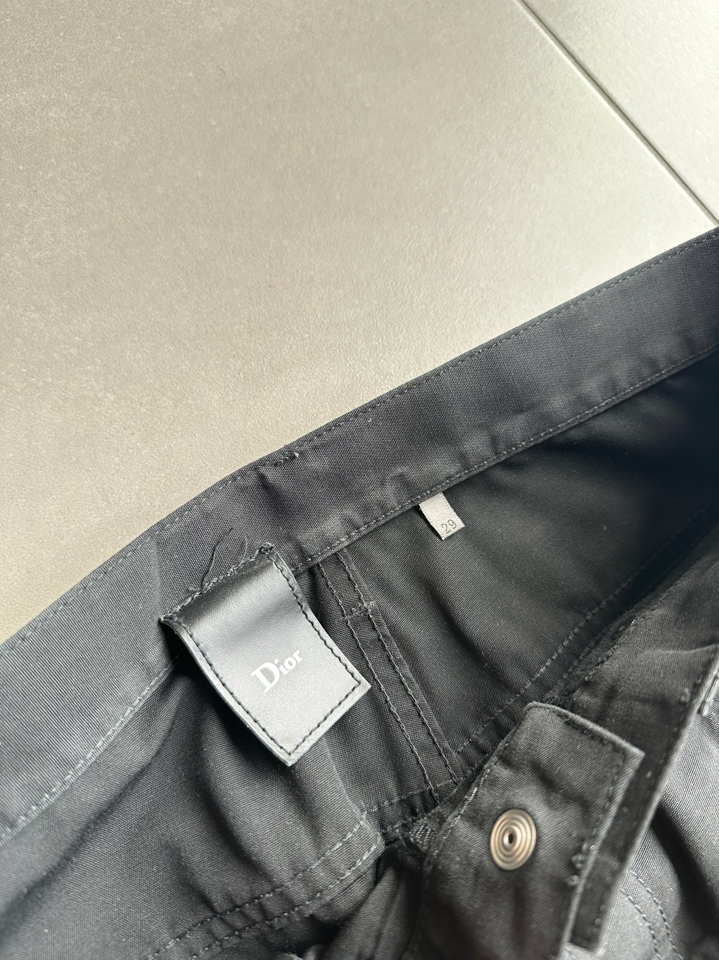 Dior homme AW04 "Victim of the crime" whiskered trousers
