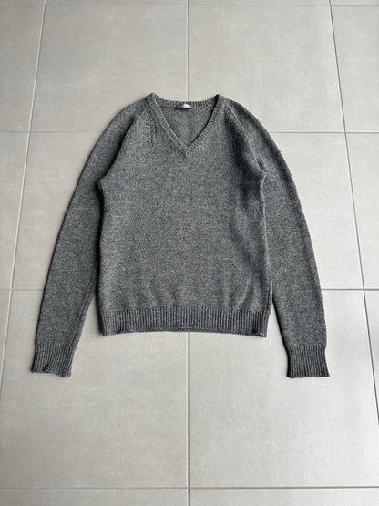 Dior Homme AW05 "in the morning" beaded wool sweater he
